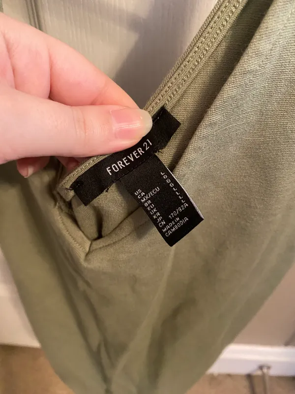 Green Forever21 Bodysuit With Clasp - Image 5