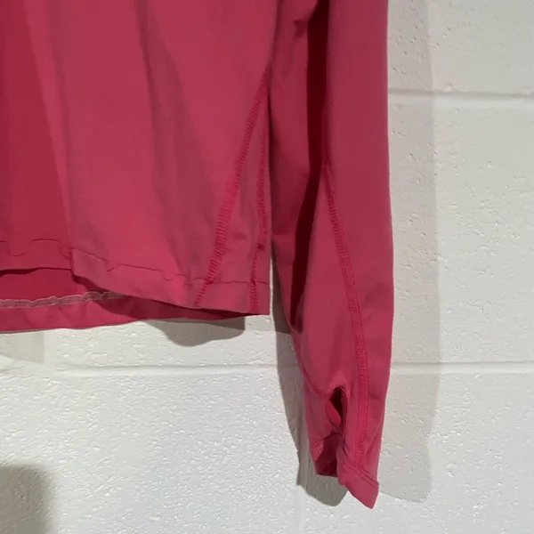 Nike pink quarter zip Longsleeve medium - Image 4