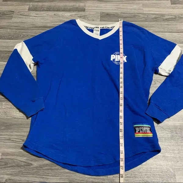 🌿Victoria’s Secret Royal Blue Long Sleeve Shirt - Image 6