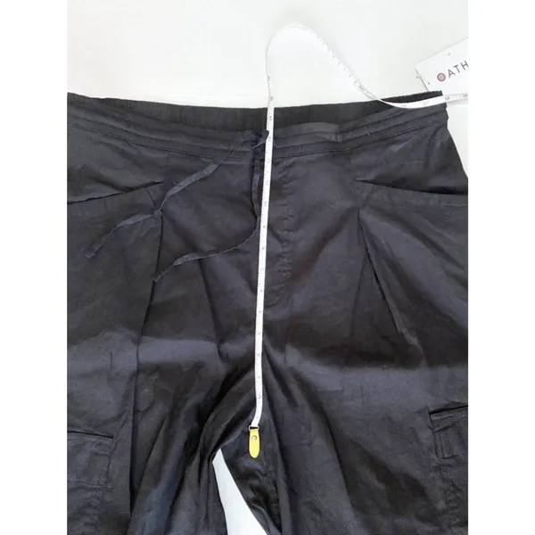 Athleta Paradise Straight Leg Cargo Pant - Black - Size Large - NWT - Image 9
