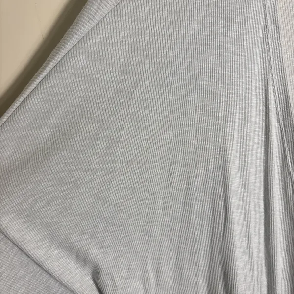NWT A New Day Cotton/Modal Open Front Longline‎ Ribbed Gray Cardigan Size XL - Image 3