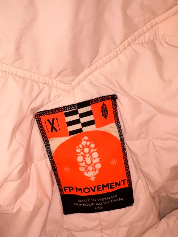 NEW Free People MOVEMENT live love bib ski ivory size L - Image 6