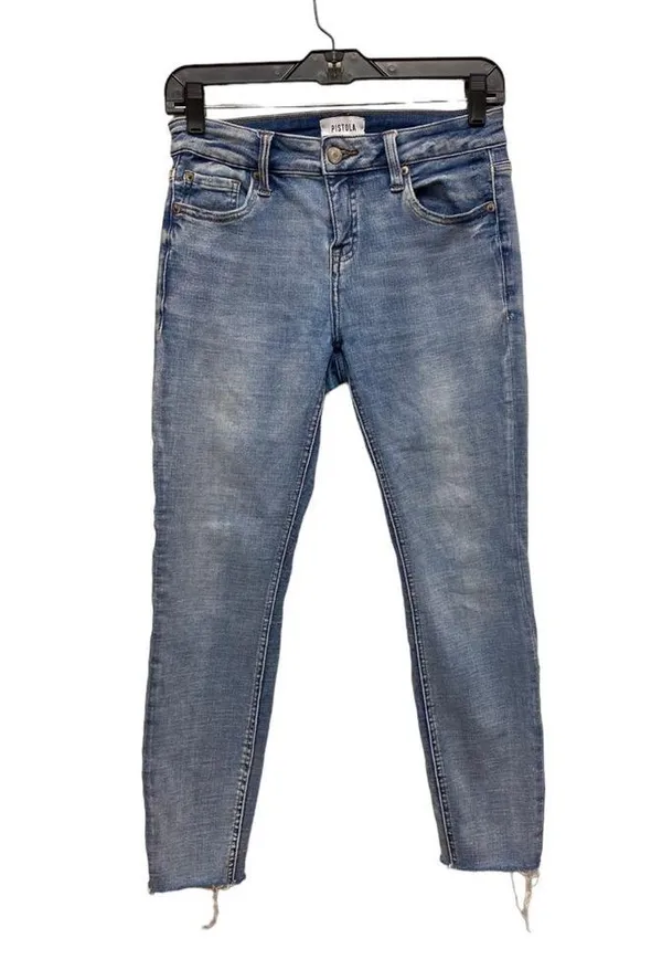PISTOLA Arielle Skinny Jeans Frayed Hem sz 26 - Image 2