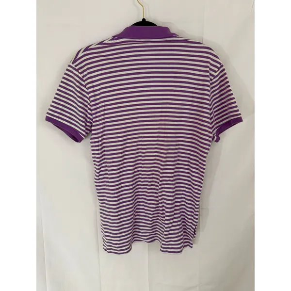 Polo Ralph Lauren purple and white striped polo size s - Image 4