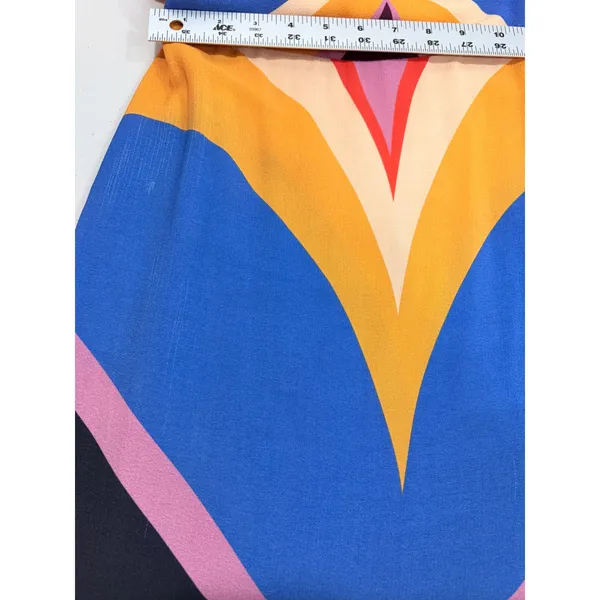 Farm Rio Graphic Heart Slip Midi Dress Colorblock‎ Multicolor XS - Image 12
