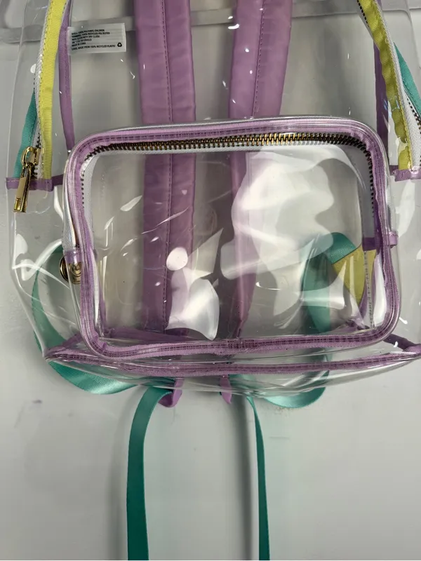 Stoney Clover Lane x Target Transparent Clear & Lavender Backpack - Image 4