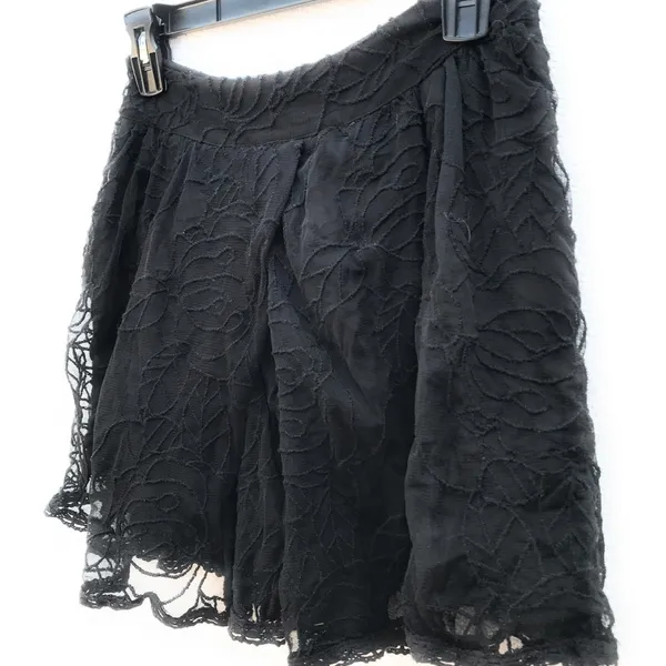 Free People Black‎ Lace Skirt - Image 8