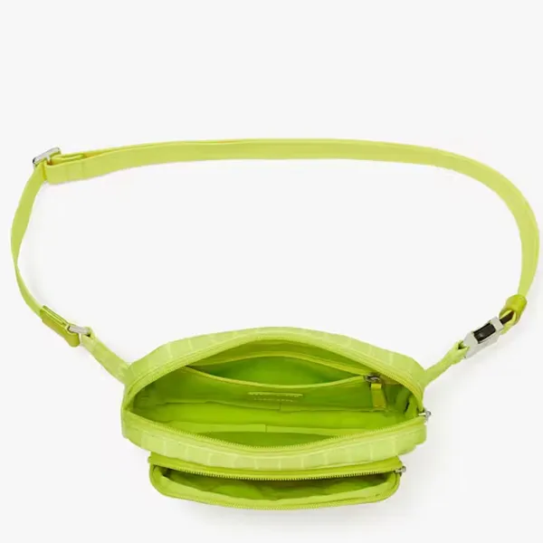 Kate spade neon yellow Noel Jacquard Belt Bag - Image 9