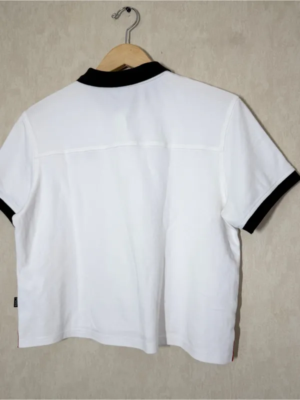 REI Co-op + Outdoor Afro Women’s Polo Shirt Shortsleeve in White M - Image 5