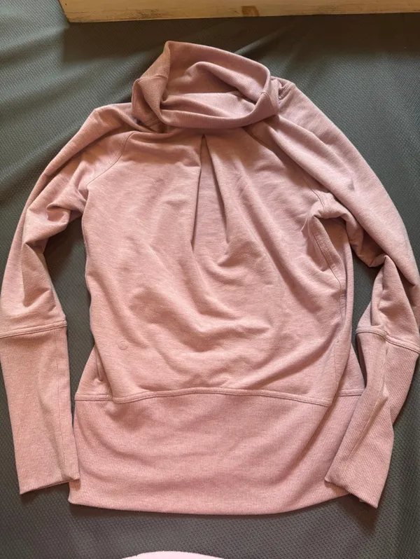 Lululemon Size 2 High Lines Pullover Vintage Mauve Heather - Image 3