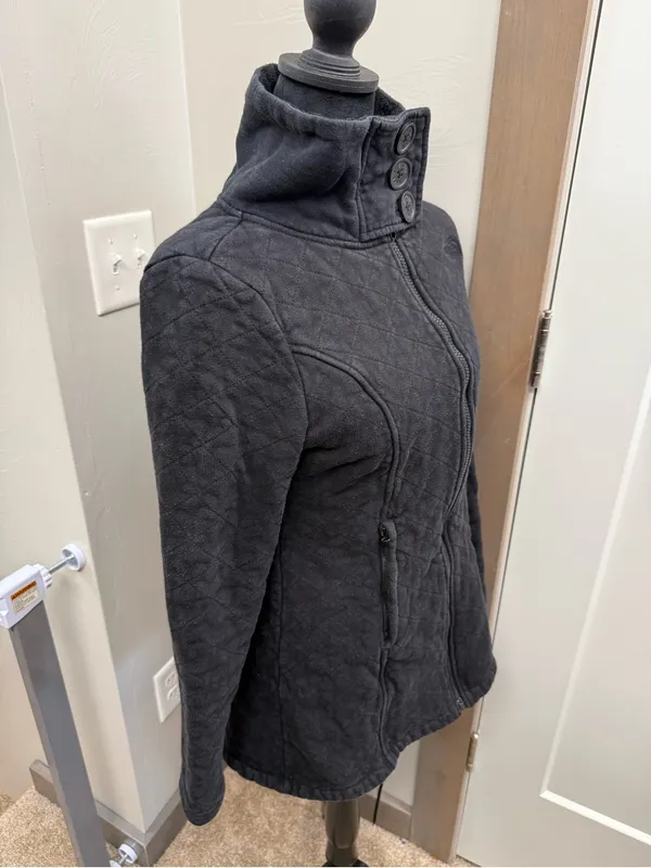 The North Face Quilted Funnel Neck Jacket Casual Mid-weight Fall Winter Full Zip - Image 3