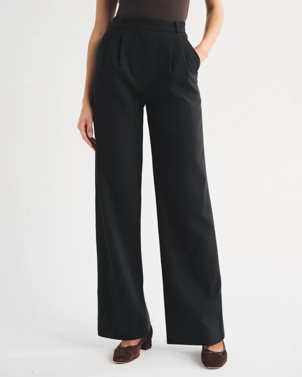 A&F Sloane Tailored Wide Leg Pant Size 24 - Image 2
