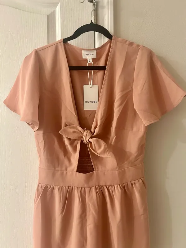 Heyson Blush Pink Tie - Image 2