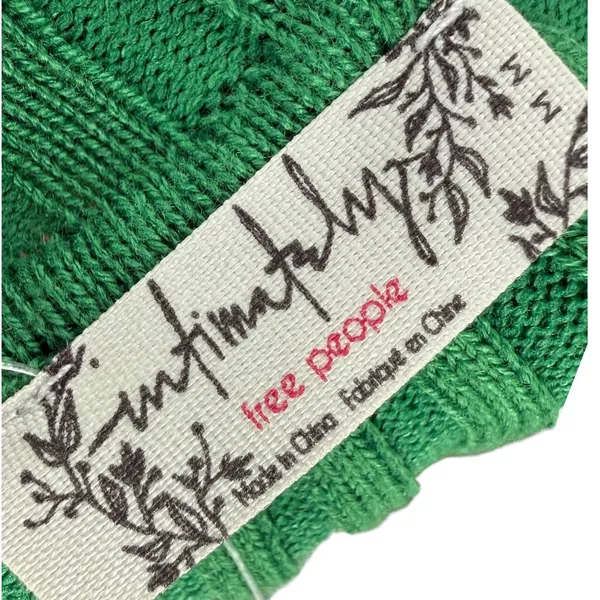 NWT Free People Intimately Ready For It Bodysuit Ribbed Knit Green Size Medium - Image 3
