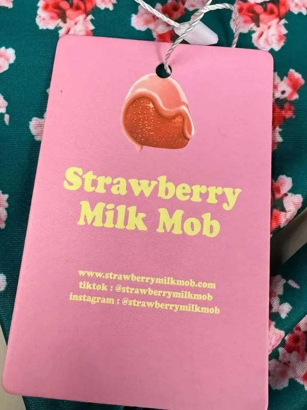 NEW Strawberry Milk Mob Gecko Bottoms Women’s Small - Image 4