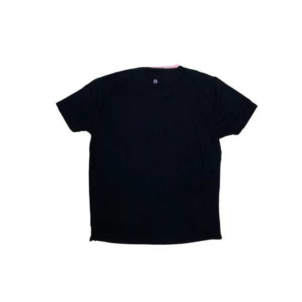 Jambys‎ Black Pink Trim JamTee Modal Lounge Sleep Shirt Soft Comfort Relaxed M - Image 2