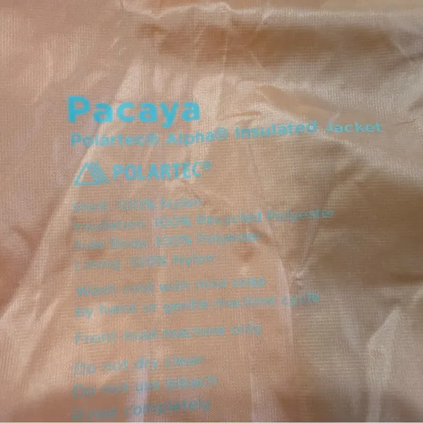 Cotopaxi NWOT Pacaya Alpha Insulated Full Zip Jacket Women’s Small Mint Green - Image 7
