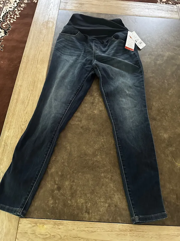 Over The Belly Skinny Maternity Jeans - Isabel Maternity byIngrid super stretch - Image 6