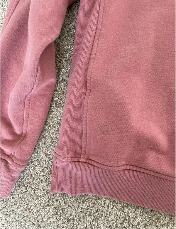 Pink Lululemon Chill On Pullover (Size 4) - Image 7