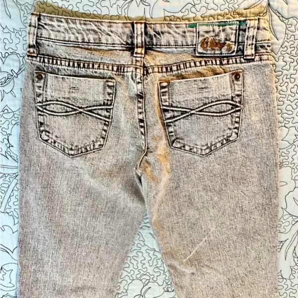 Billabong The Skinny Retro Mineral Wash Worn Denim Skinny Jeans Size 3 - Image 6