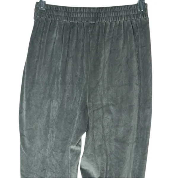 Skims Velour Velvet Joggers Gunmetal Small - Image 6