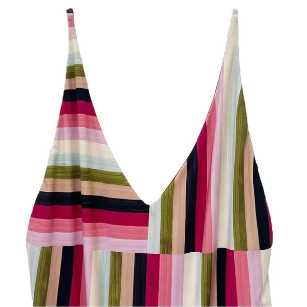 NWT Billabong Sun Quest One Piece Swimsuit Red Pink Multi Stripe Size XL New - Image 6