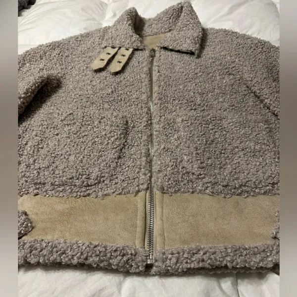 Jules Kae Kylie Sherpa Moto Jacket - NWOT - Size M - Image 6