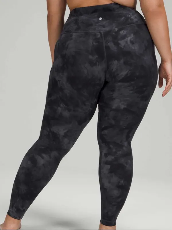Lululemon Align High-Rise 28” Leggings in Diamond Dye Pitch Graphite Gray - Image 2