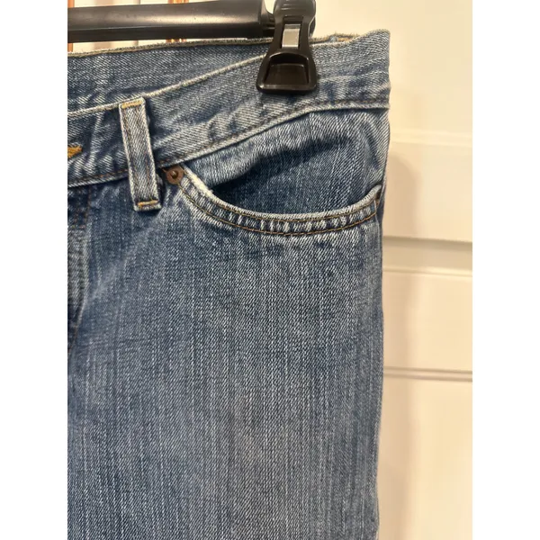 Lucky Brand Dungarees Womens 6/28 Blue Jeans Bootcut American Made Vintage Wash - Image 4