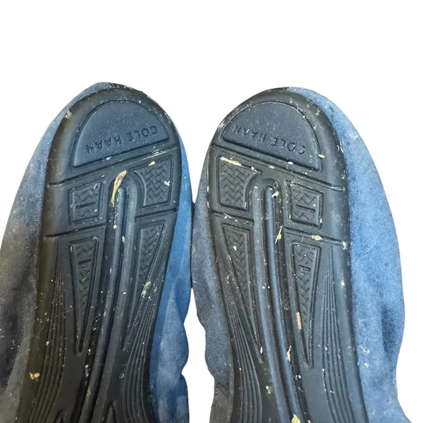 Cole Haan Grand.OS Womens 8 Blue Suede Ballet Flats Comfort Casual W04526 - Image 9