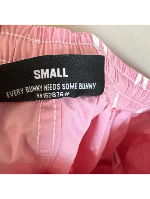 Pleasures x Playboy Pink All Over Print Beach Pants Lounge Trousers Small - Image 6