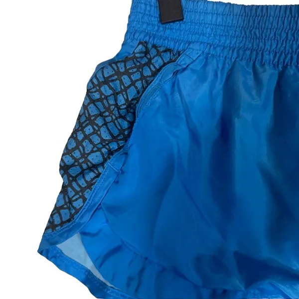 Nike Blue & Black Athletic Running Casual Shorts Women Sz L - Image 3