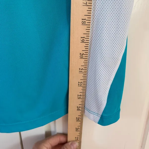EMS Eastern Mountain Sports Techwick Teal‎ Athletic Top Womens Small Gorpcore - Image 8