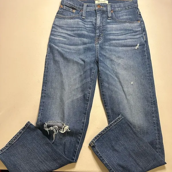 Madewell Classic straight Jean 26 medium wash - Image 2