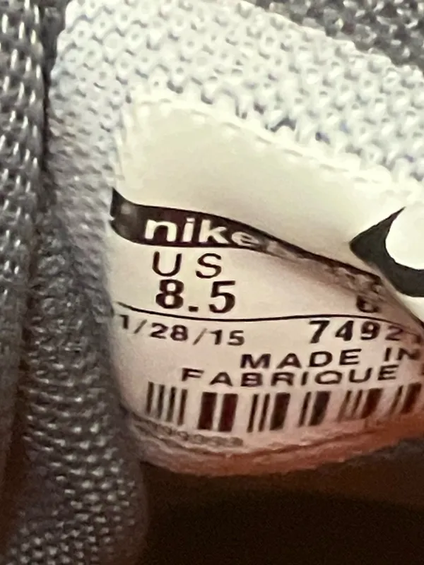 Size 8.5 Nike Air Max 95 Ultra Dark Grey‎ Total Orange Lifestyle Shoes 749212-00 - Image 9