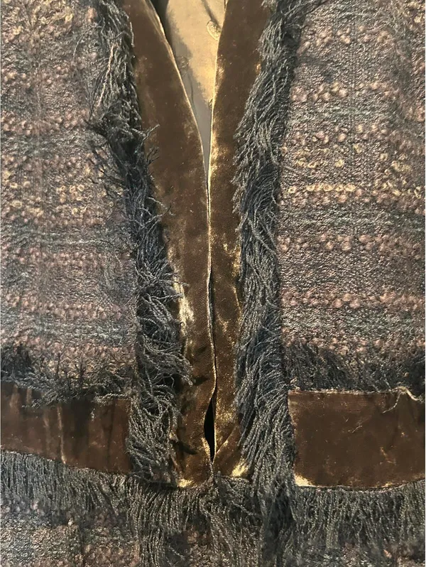 Tory Burch Tweed Jacket with Velvet Accents - Image 2