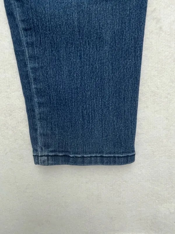 Democracy Womens Blue Skinny Ab Technology Medium Wash Denim Jeans Size 10 - Image 6