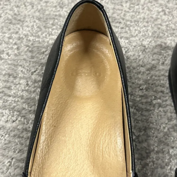 Dansko Larisa Shoes Womens 37 US 7.5 Slip On Flats Loafers Comfort Leather Black - Image 3