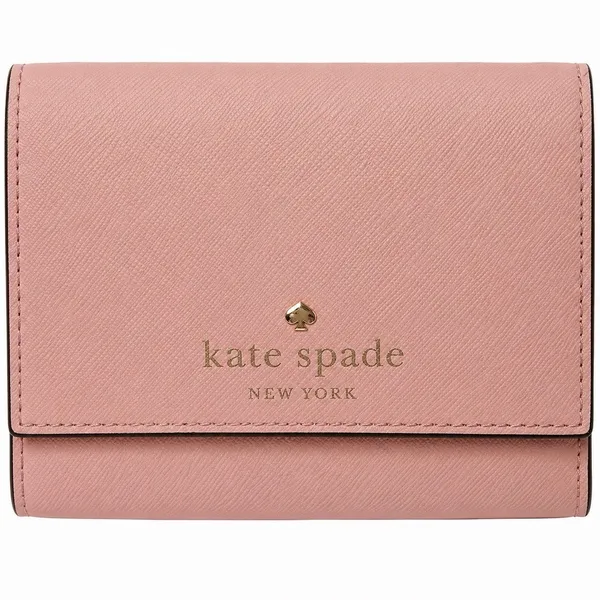 Kate Spade New York Pink Saffiano Leather Crossbody Clutch Bag Convertible - Image 2