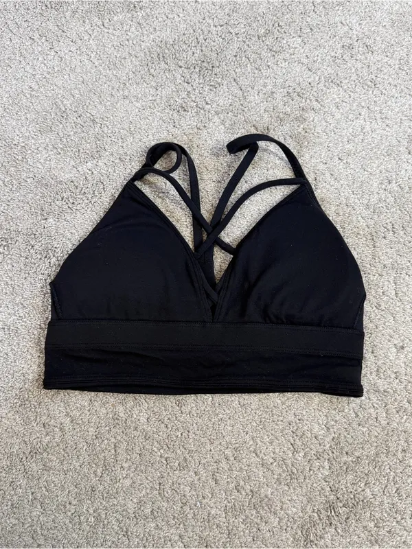 Lululemon Women’s Expand Your Limits Bra Nulu Yoga in Black 4 - Image 9