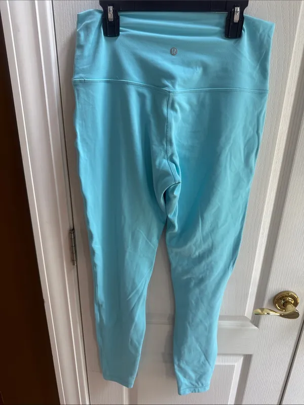 lululemon athletica Girls' Aqua Leggings - Image 2