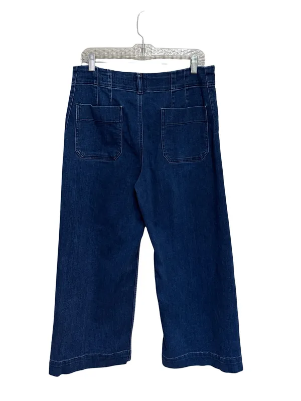 Anthropologie Maeve Colette High- Rise Wide-Leg Cropped Jeans - Size 31 - Image 2