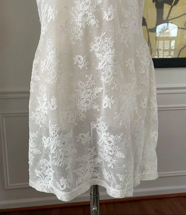 Victoria’s Secret Sheer Stretchy Lace Chemise S - Image 4