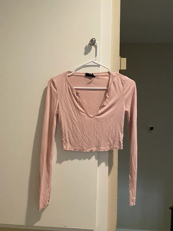 Urban Outfitters Pink Crop Top - Image 2