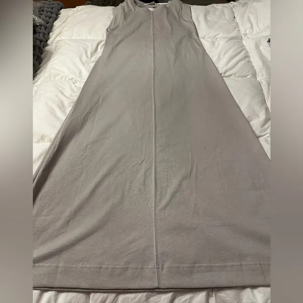FP Beach Gray Sleeveless Simone Open Back Maxi Dress - NWOT - Size L - Image 5