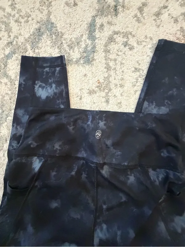 AS Revival Pocket Leggings Black Tie Dye Size Small NWOT - Image 2