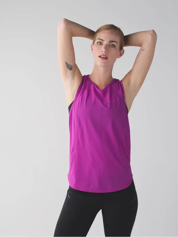 Lululemon Sculpt Tank Ultra violet yoga Pilates gym activewear training running - Image 3