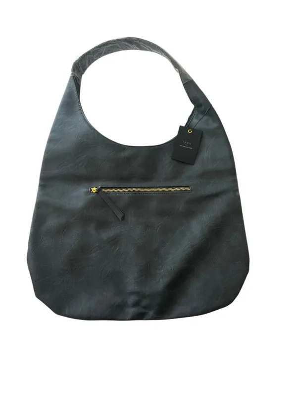 Fawn Slouchy Tote Shoulder Bag Faux Leather Bag Grey NEW NWT - Image 3