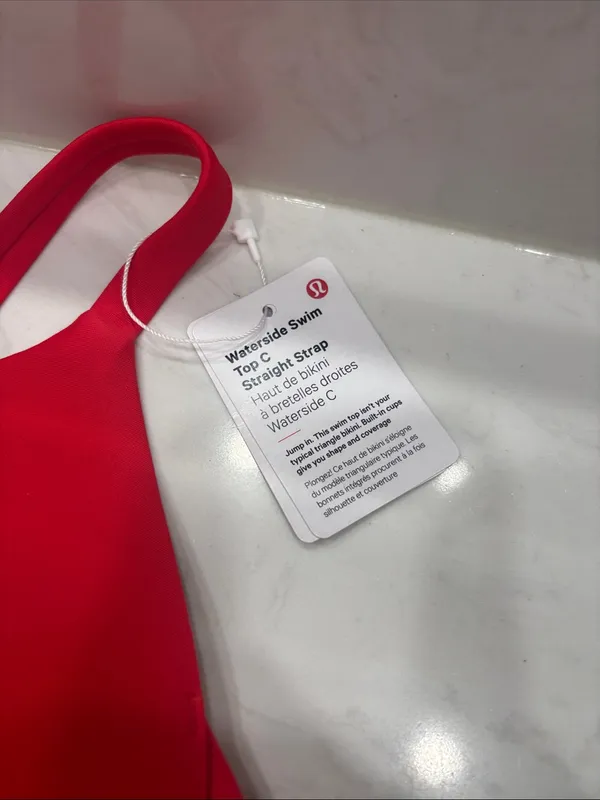 Lululemon waterside bikini top size C bottoms size 8 - Image 3