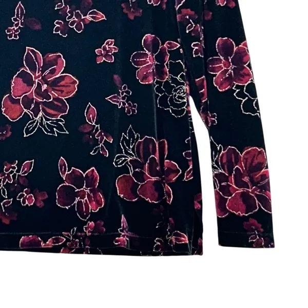 Notations Vintage‎ Velvet Top Black L - Image 4